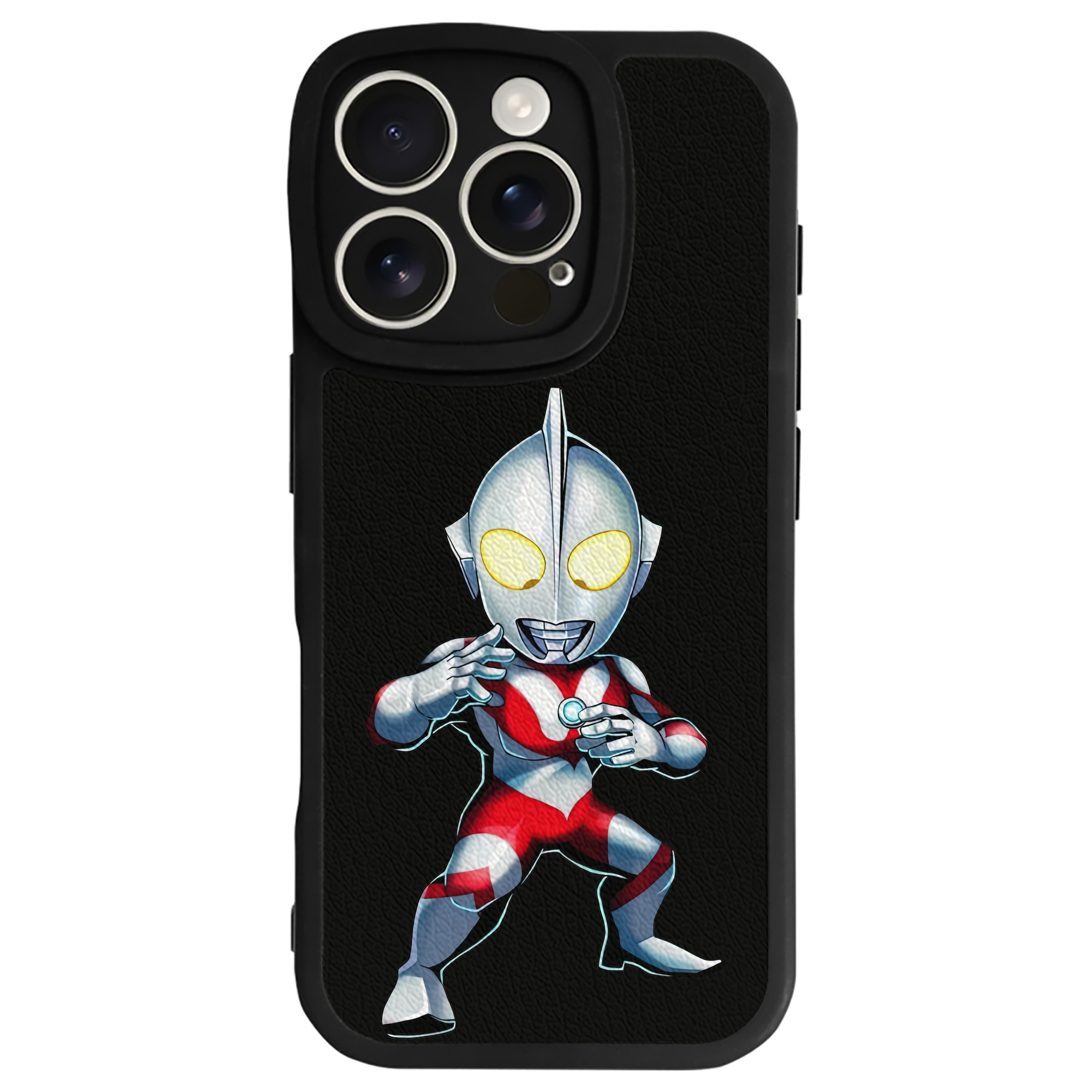 （画像用） ウルトラマン Ultraman 【iPhone 16シリーズ対応】シリコンスマホケース（レザー調） 材質：シリコン